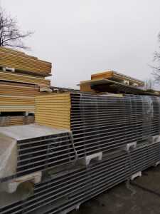 Sandwichpaneel 40mm - HPS -  Lengte 3440mm